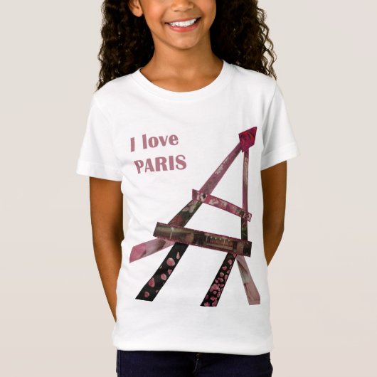 ti-shirt Ik hou van Parijs T-shirt (Voorkant)