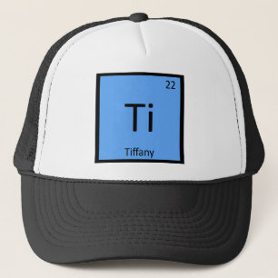 Ti - Tiffany Kat Chemie Periodiek Systeem Element Trucker Pet