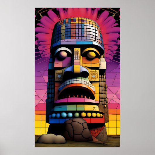 Ti-Tiki - Ken Gage Art Poster (Voorkant)