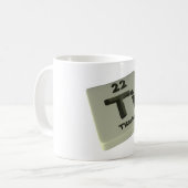 Ti Titanium Koffiemok (Voorkant links)