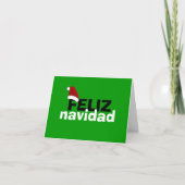 Ti van Paragraaf van Navidad van Feliz Feestdagen Kaart (Voorkant)