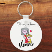 Ti voglio bene Nonna Sleutelhanger (Voorkant)