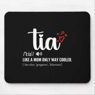 Tia als een moeder alleen koelere tante tante Moed Muismat