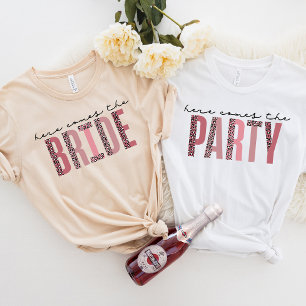 TIA Bridal Party T-shirt, hier komt de partij T-shirt