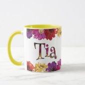 Tia Colorful Fun Floral Mok (Links)