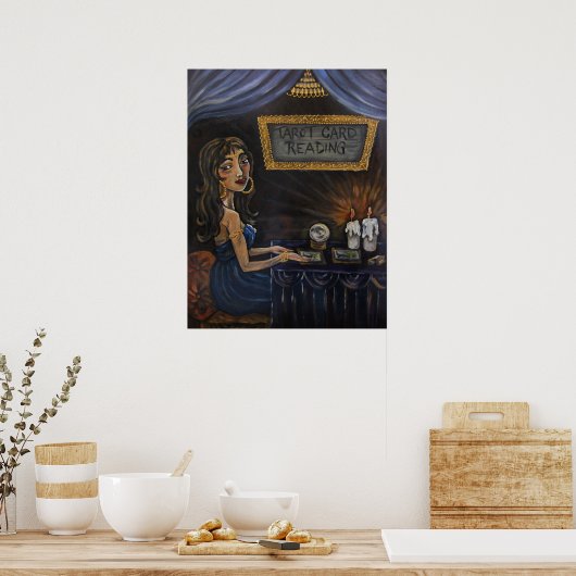 Tia De Tarot Kaart Reader Poster (Keuken)