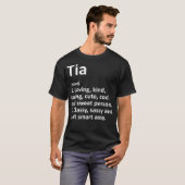 TIA Definitie Gepersonaliseerde naam Funny Birthda T-shirt (Voorkant volledig)