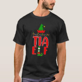 Tia Elf Matching Family Lighting Kerstmis T-shirt (Voorkant)
