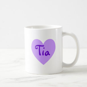 Tia in Paars Koffiemok