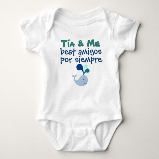 Tía & Me baby bodysuit (Voorkant)