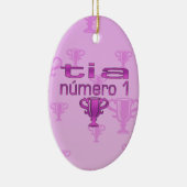 Tia Número 1 Keramisch Ornament (Rechts)