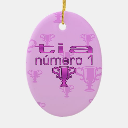 Tia Número 1 Keramisch Ornament (Voorkant)