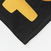 Tia Of The Little Turkey Thanksgiving Baby Shower  Fleece Deken (Hoek)