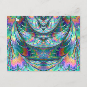 TIA ~ Oozing Pastels ~ 3D Fractal Design ~ Briefkaart