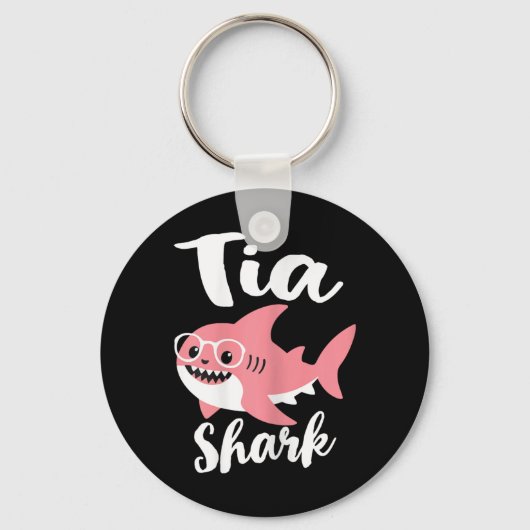 Tia Shark Moederdag Grandma Funny Sleutelhanger (Voorkant)
