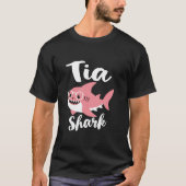 Tia Shark Moederdag Oma Grappig T-shirt (Voorkant)