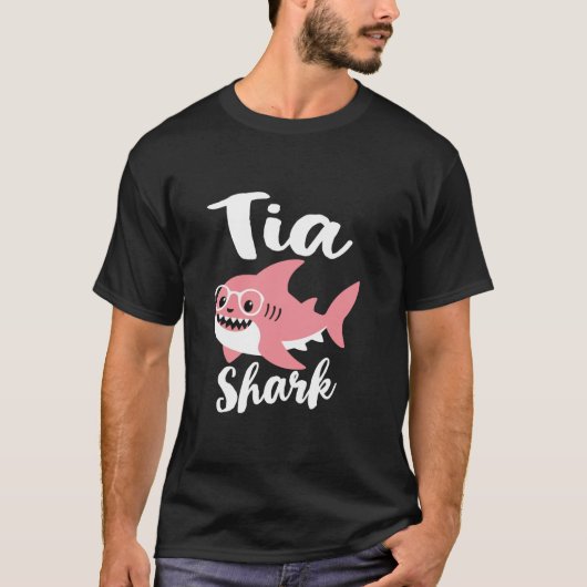 Tia Shark Moederdag Oma Grappig T-shirt (Voorkant)