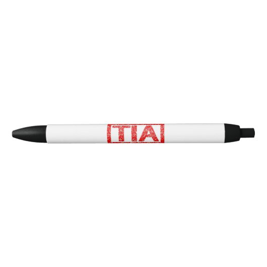 Tia Stamp Zwarte Inkt Pen (Voorkant)