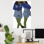 Tia Tamera Sister Sister Poster (Thuiskantoor)