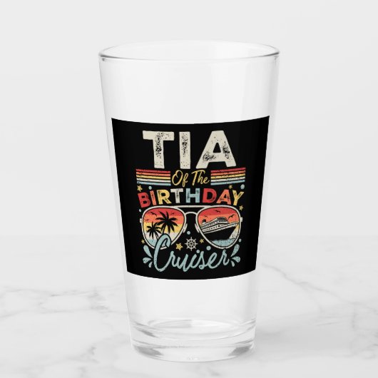 Tia van de verjaardag Cruiser Vakantie DK Glas (Voorkant)