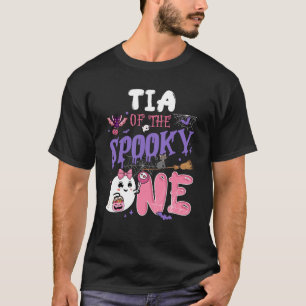 Tia van het spookachtige 1e verjaardagsmeisje Hall T-shirt