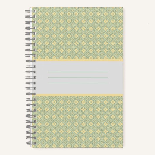 Tiaardiamantpatroon Notitieboek (Voorkant)