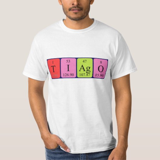 Tiago periodiek shirt (Voorkant)