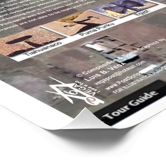 Tiahuanaco - Cydonia Sterrenkaart Perfect Poster (Hoek)