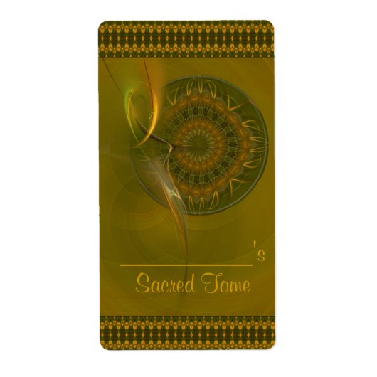 Tialtiu Oogst Godin Abstracte kunst Etiket (Voorkant)