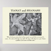 Tiamat en Shamash Poster (Voorkant)