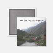 Tian Shan-gebergte, Kirgizië Magneet (Voorkant / Achterkant)