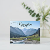 Tian Shan in Kirgizië Briefkaart (Staand voorkant)