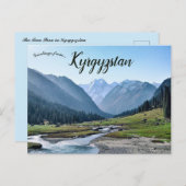 Tian Shan in Kirgizië Briefkaart (Voorkant / Achterkant)