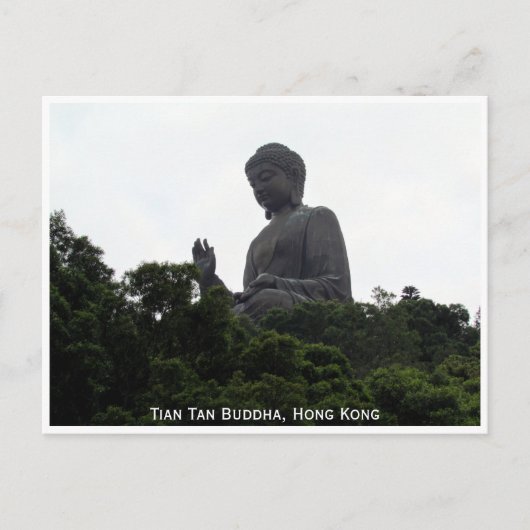 tian tan buddha briefkaart (Voorkant)