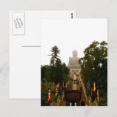 Tian Tan Buddha Briefkaart (Voorkant / Achterkant)