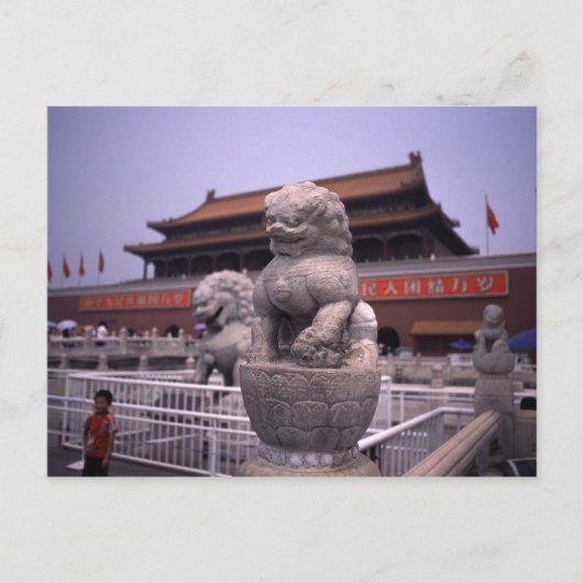 Tianenmen Square Briefkaart (Voorkant)