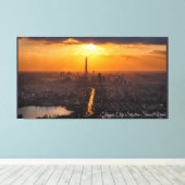 Tianjin Sunset Canvas Art Afdruk (Insitu (Houten vloer))