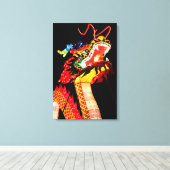 Tianlong Draak Canvas Afdruk (Insitu (Houten vloer))