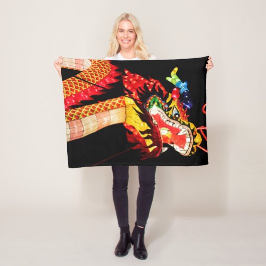 Tianlong Draak Fleece Deken (In situ)