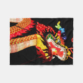 Tianlong Draak Fleece Deken (Voorkant (Horizontaal))