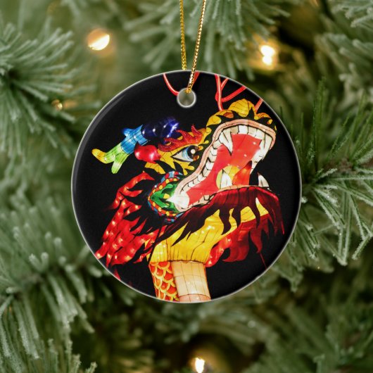 Tianlong Draak Keramisch Ornament (Boom)