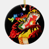 Tianlong Draak Keramisch Ornament (Voorkant)