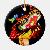 Tianlong Draak Keramisch Ornament (Achterkant)