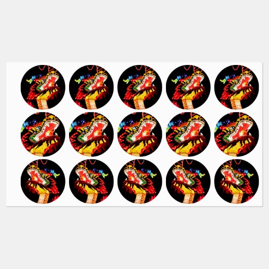 Tianlong Draak Labels (Vel)