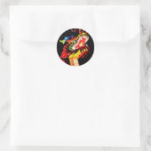 Tianlong Draak Ronde Sticker (Tas)