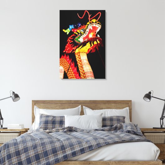 Tianlong Dragon Canvas Afdruk (Insitu (Slaapkamer))