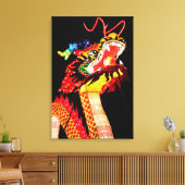 Tianlong Dragon Canvas Afdruk (Insitu (Woonkamer))