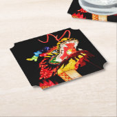 Tianlong Dragon Kartonnen Onderzetters (Gekanteld)