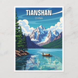 Tianshan Xinjiang China Briefkaart