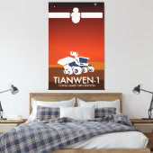 Tianwen-1 Chinese ruimtekunst Canvas Afdruk (Insitu (Slaapkamer))
